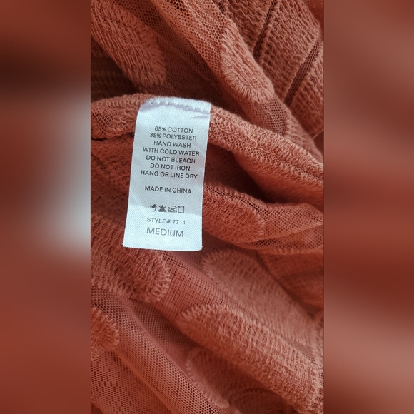 Rust Lace Layer Top - Picture 4 of 4